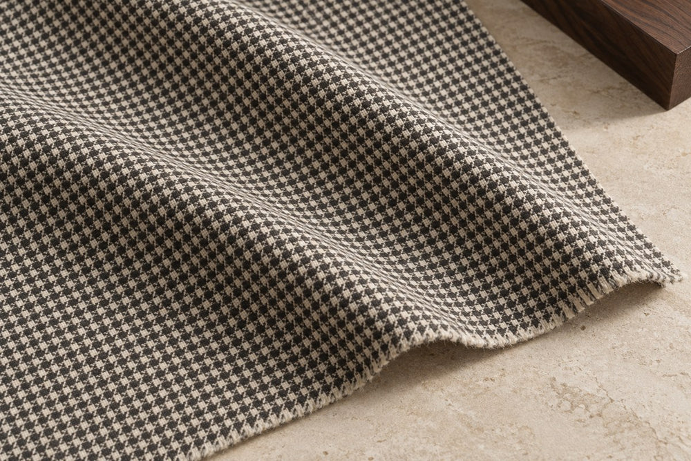 Generated Houndstooth texture study; not an actual product swatch