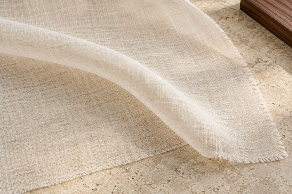 Generated Voile weave texture study; not an actual product swatch